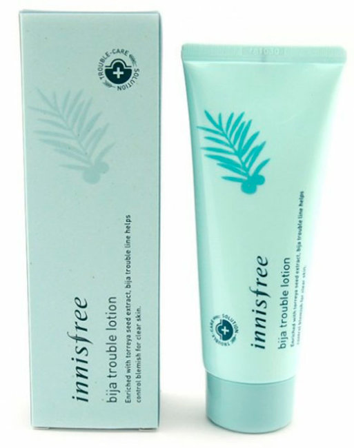 Innisfree Jeju Bija Trouble Lotion Активный лосьон для чувствительной проблемной кожи, 100 мл