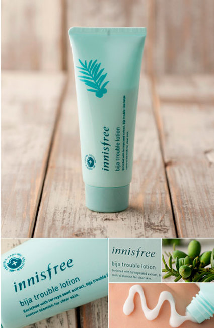 Innisfree Jeju Bija Trouble Lotion Активный лосьон для чувствительной проблемной кожи, 100 мл