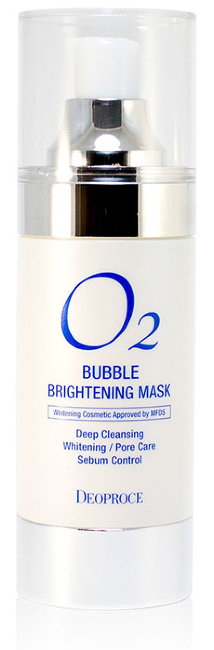 Deoproce O2 Bubble Brightening Mask Маска кислородная для лица осветляющая, 100 мл Deoproce O2 Bubble Brightening Mask Маска кислородная для лица осветляющая, 100 мл