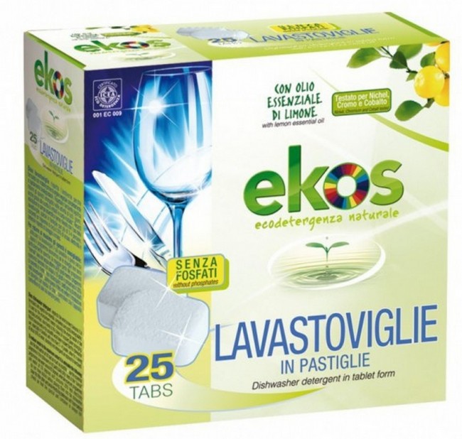 Ekos Таблетки для посудомоечных машин Лимон 25 х 20 г.