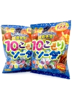 RIBON Карамель содовая фруктовая 10 вкусов 10 kinds Soda Candy, 2*144 г