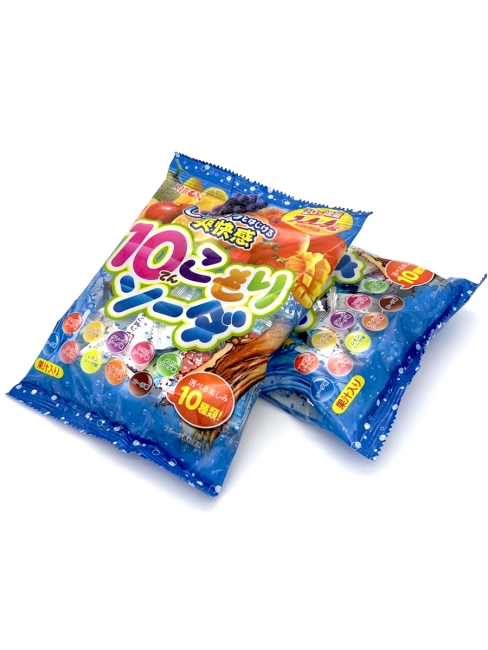 RIBON Карамель содовая фруктовая 10 вкусов 10 kinds Soda Candy, 2*144 г RIBON Карамель содовая фруктовая 10 вкусов 10 kinds Soda Candy, 2*144 г