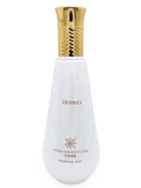 Deoproce Тоник для лица омолаживающий с протеинами паутины паука Spider Web Multi-Care Toner, 150 мл Deoproce Тоник для лица омолаживающий с протеинами паутины паука Spider Web Multi-Care Toner, 150 мл