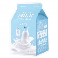 A'PIEU White Milk One-Pack Тканевая увлажняющая маска с молочными протеинами, 21 г