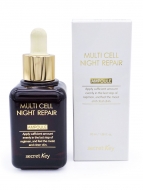 Secret Key Сыворотка для лица ночная с фитостволовыми клетками Multi Cell Night Repair Ampoule, 50 мл Secret Key Сыворотка для лица ночная с фитостволовыми клетками Multi Cell Night Repair Ampoule, 50 мл