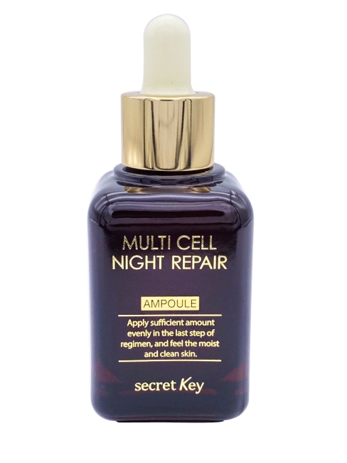 Secret Key Сыворотка для лица ночная с фитостволовыми клетками Multi Cell Night Repair Ampoule, 50 мл Secret Key Сыворотка для лица ночная с фитостволовыми клетками Multi Cell Night Repair Ampoule, 50 мл