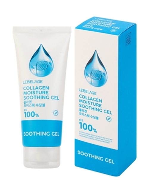 Lebelage Гель для лица и тела с коллагеном Collagen Moisture Purity 100% Soothing Gel, 100 мл