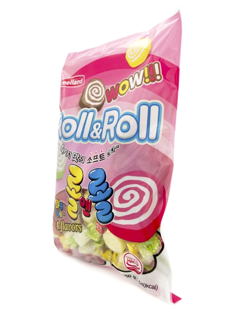 Melland Карамель мягкая 4 молочно-фруктовых вкуса Roll & Roll Soft Candy, 350 г Melland Карамель мягкая 4 молочно-фруктовых вкуса Roll & Roll Soft Candy, 350 г