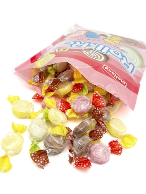 Melland Карамель мягкая 4 молочно-фруктовых вкуса Roll & Roll Soft Candy, 350 г Melland Карамель мягкая 4 молочно-фруктовых вкуса Roll & Roll Soft Candy, 350 г