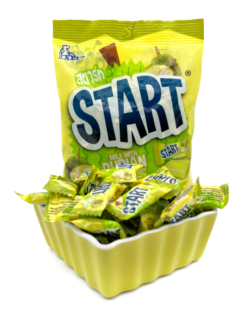 Boonprasert Конфета жевательная со вкусом дуриана Start Milk With Durian Flavoured Candy (50 шт), 140 г