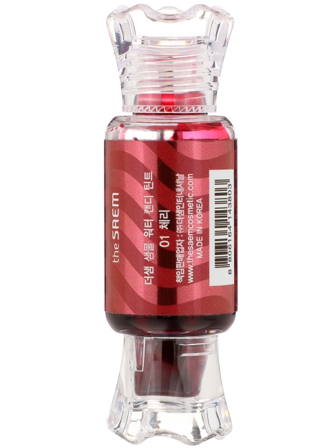 The Saem Тинт для губ Конфетка 01 Вишенка Saemmul Water Candy Tint 01 Cherry, 10 г The Saem Тинт для губ Конфетка 01 Вишенка Saemmul Water Candy Tint 01 Cherry, 10 г