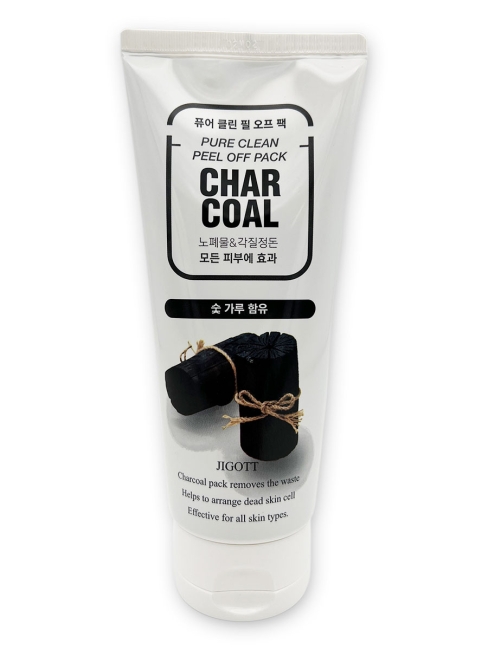 Jigott Маска-пленка очищающая с древесным углем Charcoal Pure Clean Peel Off Pack, 180 мл Jigott Маска-пленка очищающая с древесным углем Charcoal Pure Clean Peel Off Pack, 180 мл
