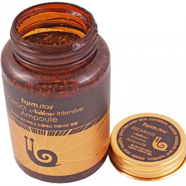 FarmStay Escargot Noblesse Intensive Ampoule Многофункциональное ампульное средство с экстрактом улитки, 250 мл FarmStay Escargot Noblesse Intensive Ampoule Многофункциональное ампульное средство с экстрактом улитки, 250 мл