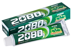 KeraSys Dental Clinic 2080 Green Fresh Зубная паста Зеленый чай, 120 г