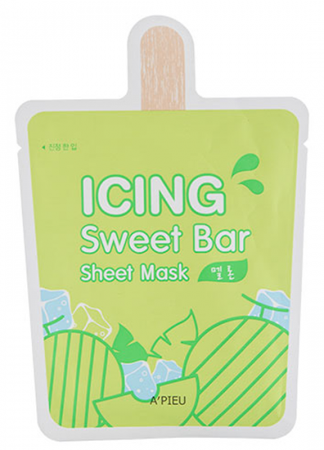 A'Pieu Icing Sweet Bar Sheet Mask Melon Тканевая маска с экстрактом дыни, 21 г