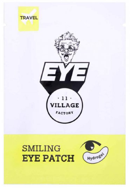 Village 11 Factory Smilling Eye patch Увлажняющие патчи для глаз с ледниковой водой, 2 шт