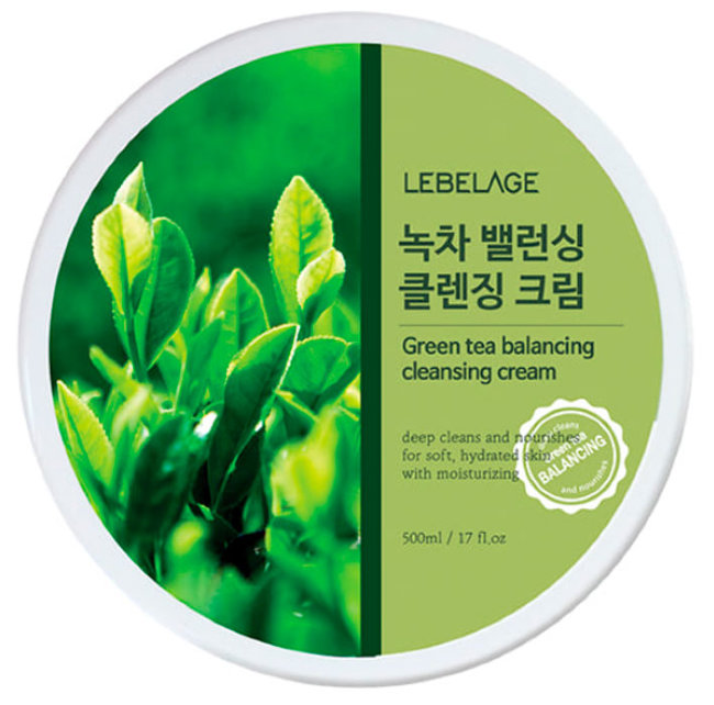 Lebelage Green Tea Moisture Cleansing Cream Очищающий крем для снятия макияжа с экстрактом зеленого чая, 300 мл Lebelage Green Tea Moisture Cleansing Cream Очищающий крем для снятия макияжа с экстрактом зеленого чая, 300 мл