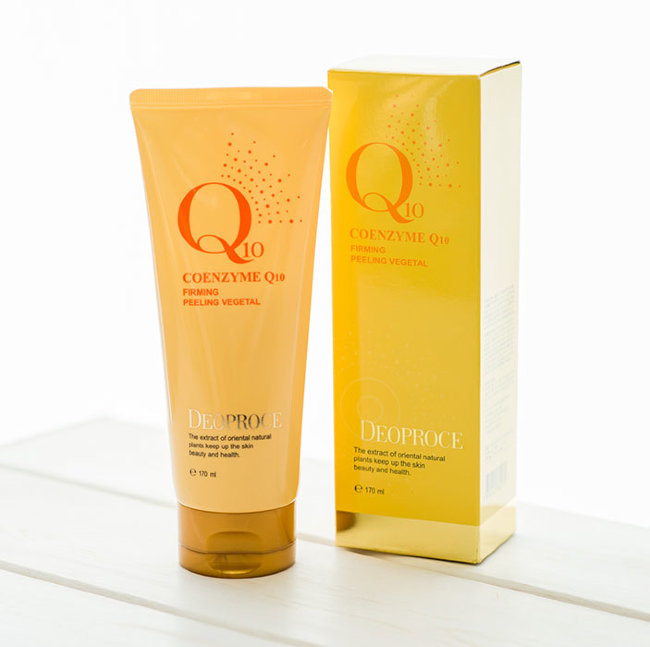 Deoproce Coenzyme Q10 Firming Peeling Vegetal Пилинг-скатка с коэнзимом Q10, 170 мл Deoproce Coenzyme Q10 Firming Peeling Vegetal Пилинг-скатка с коэнзимом Q10, 170 мл