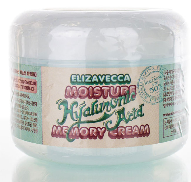 Elizavecca Moisture Hyaluronic Acid Memory Cream Гиалуроновый крем-пудинг для лица, 100 г