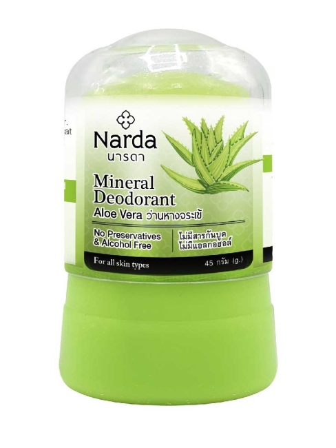 Narda Дезодорант кристаллический натуральный с Алоэ Вера Mineral Deodorant Aloe Vera, 45 г