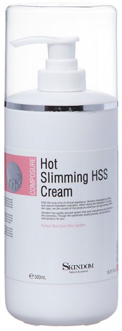 Skindom Крем для горячего обертывания зоны бедер Hot Slimming HSS Cream, 500 мл