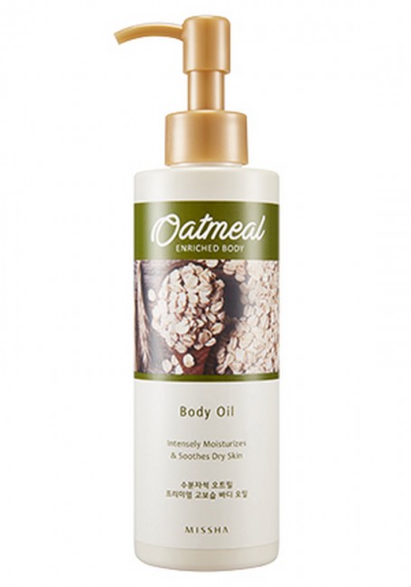 MISSHA Oat Meal Enriched Body Oil Масло для тела питательное и увлажняющее, 200 мл MISSHA Oat Meal Enriched Body Oil Масло для тела питательное и увлажняющее, 200 мл