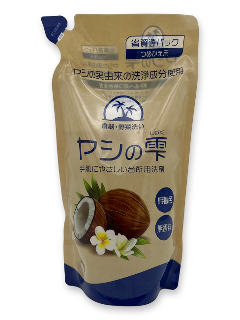 Kaneyo Средство для мытья посуды с кокосовым маслом, мягкая упаковка Natural Coconut Oil Detergent Refill, 500 мл Kaneyo Средство для мытья посуды с кокосовым маслом, мягкая упаковка Natural Coconut Oil Detergent Refill, 500 мл