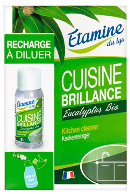 Etamine Du Lys Brillance Cuisine Средство моющее для кухни, рефил, 50 мл Etamine Du Lys Brillance Cuisine Средство моющее для кухни, рефил, 50 мл