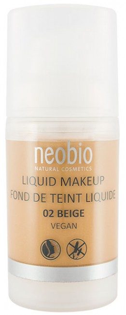 Neobio Liquid Makeup Тональный крем 02 Бежевый, 30 мл Neobio Liquid Makeup Тональный крем 02 Бежевый, 30 мл