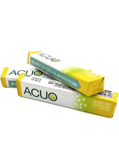 LOTTE Жевательная резинка без сахара цитрусовая мята 3 пачки ACUO Clear Citrus Mint, 3x21 г LOTTE Жевательная резинка без сахара цитрусовая мята 3 пачки ACUO Clear Citrus Mint, 3x21 г