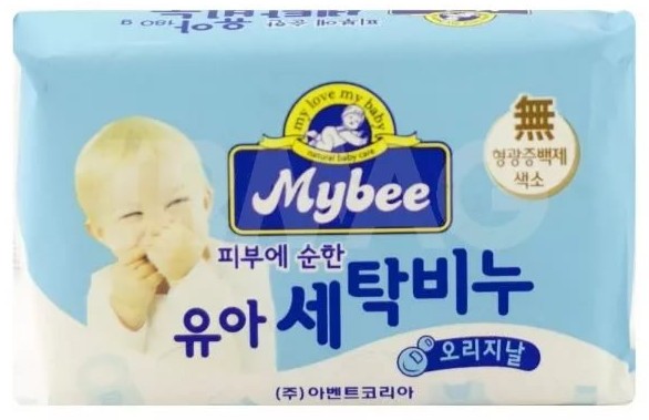 Mybee Original мыло для стирки детской одежды и белья, 180 г