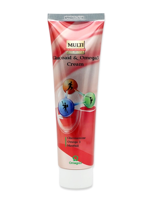 Multi Крем от болей в суставах с глюкозамином и омега 3 Glucoaid & Omega 3 Cream, 165 мл