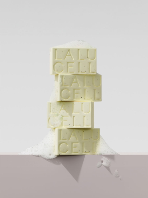 Lalucell Веганское очищающее мыло для лица Biome Vegan Pure Cleansing Bar, 100 г