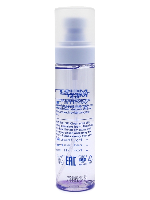 SOOSAN Увлажняющий мист для лица с экстрактами белого чая и мангустина Moisturizing Mist With White tea & Mangosteen, 100 мл