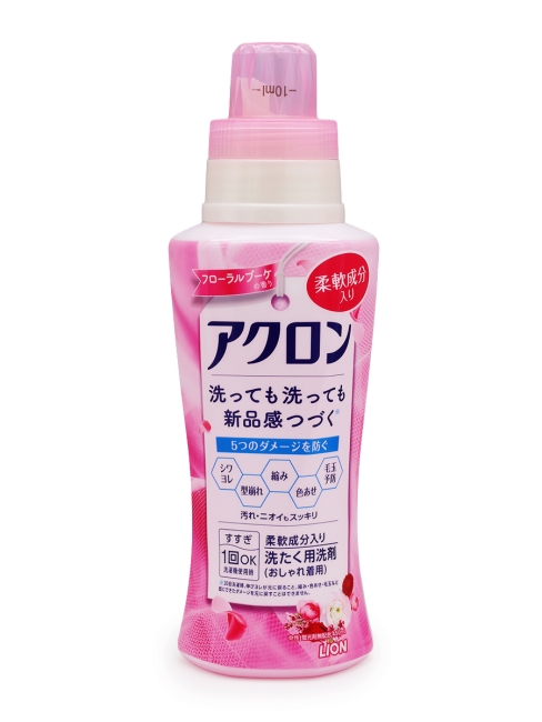 LION Гель концентрат парфюмированный для стирки деликатных тканей и шерсти Цветочный букет Acron Flower Bouquet, 450 мл LION Гель концентрат парфюмированный для стирки деликатных тканей и шерсти Цветочный букет Acron Flower Bouquet, 450 мл