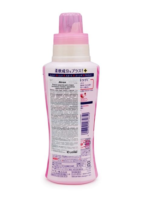 LION Гель концентрат парфюмированный для стирки деликатных тканей и шерсти Цветочный букет Acron Flower Bouquet, 450 мл LION Гель концентрат парфюмированный для стирки деликатных тканей и шерсти Цветочный букет Acron Flower Bouquet, 450 мл