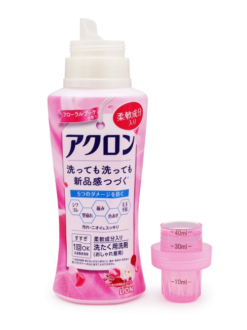 LION Гель концентрат парфюмированный для стирки деликатных тканей и шерсти Цветочный букет Acron Flower Bouquet, 450 мл LION Гель концентрат парфюмированный для стирки деликатных тканей и шерсти Цветочный букет Acron Flower Bouquet, 450 мл