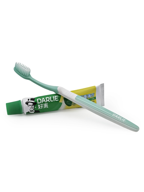 Darlie Дорожный набор зубная паста двойного действия и зубная щетка Double Action Travel Kit, 40 г