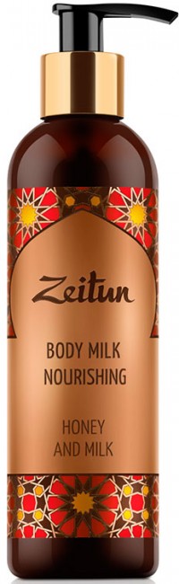 Zeitun Питательное молочко для тела "Мед и Молоко", 250 мл