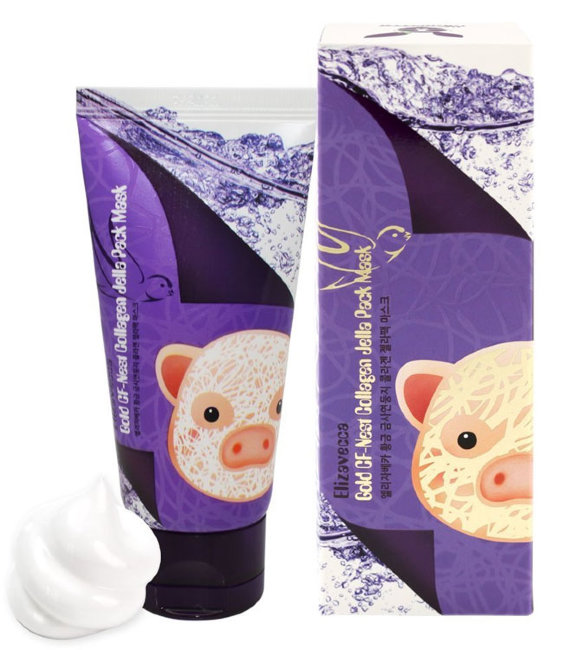 Elizavecca Gold CF Nest Collagen Jella Pack Mask Маска-пленка с экстрактом ласточкиного гнезда и коллагеном, 80 мл