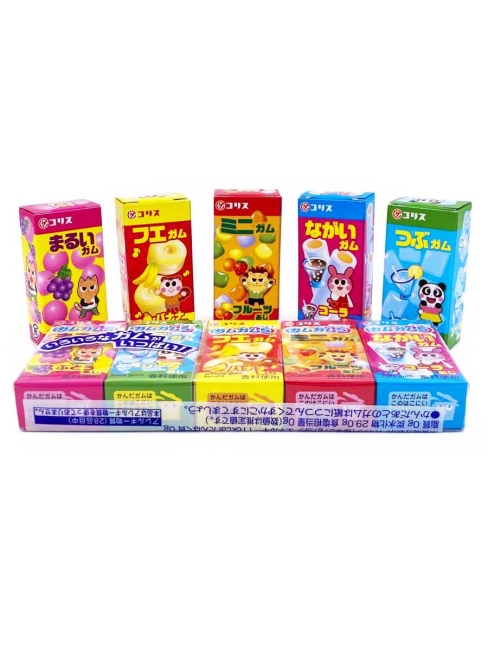 Coris Жевательная резинка ассорти Виноград, Содовая, Банан, Фрукты, Кола, 2*5 шт Coris Жевательная резинка ассорти Виноград, Содовая, Банан, Фрукты, Кола, 2*5 шт