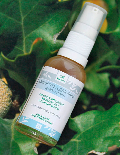 Kleona Сыворотка для лица с экстрактом коры дуба, 25 мл