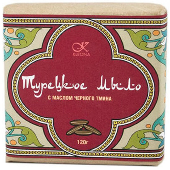 Kleona Экзотическое мыло "Турецкое" с маслом черного тмина, 120 г Kleona Экзотическое мыло "Турецкое" с маслом черного тмина, 120 г