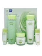 3W Clinic Набор для комплексного ухода за кожей лица со слизью улитки Snail Moist Control Skin Care Set