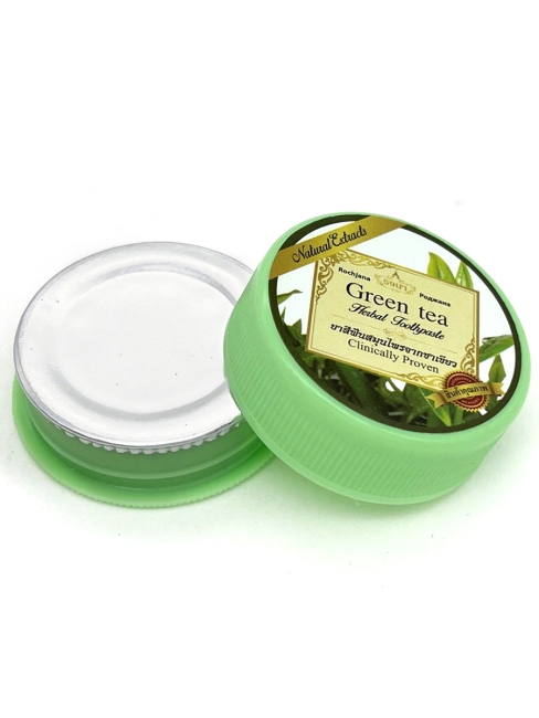 Rochjana Зубная паста отбеливающая растительная с экстрактом зеленого чая Green Tea Herbal Toothpaste, 30 г Rochjana Зубная паста отбеливающая растительная с экстрактом зеленого чая Green Tea Herbal Toothpaste, 30 г