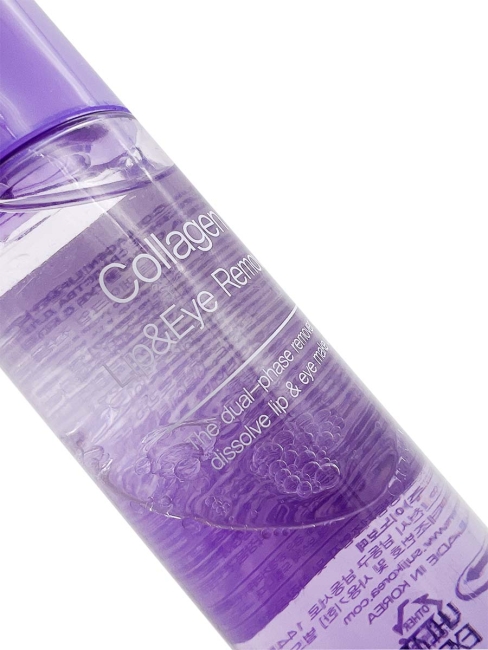 Aspasia Двухфазное средство для снятия макияжа с глаз и губ с коллагеном Collagen Lip and Eye Remover, 100 мл Aspasia Двухфазное средство для снятия макияжа с глаз и губ с коллагеном Collagen Lip and Eye Remover, 100 мл