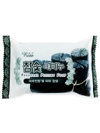 Rose Мыло-пилинг с углем Charсoal Peeling Soap, 150 г