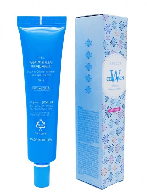 Enough осветляющая эссенция с морским коллагеном W Collagen Whightening Premium Essence, 30 мл