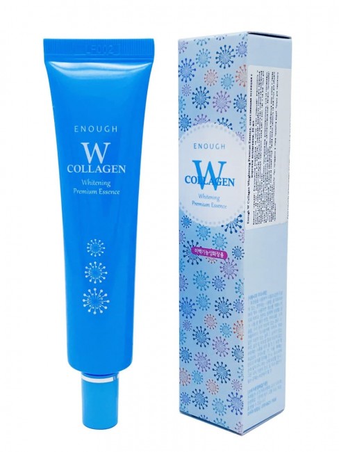 Enough осветляющая эссенция с морским коллагеном W Collagen Whightening Premium Essence, 30 мл