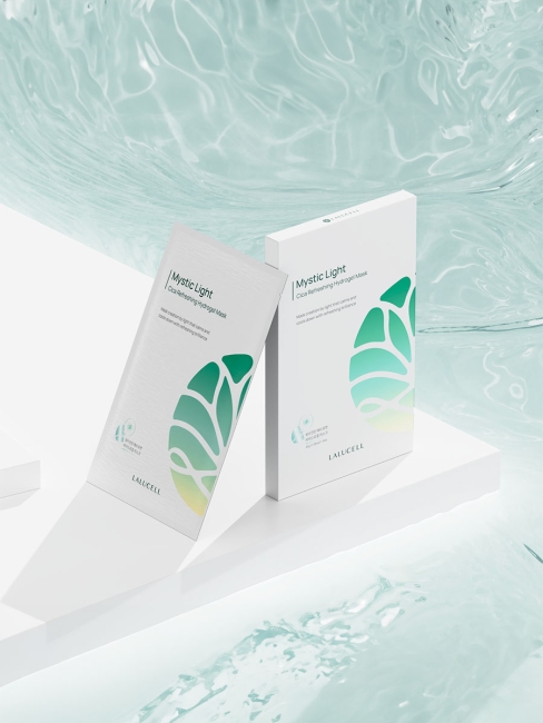 Lalucell Освежающая гидрогелевая маска с экстрактом центеллы Mystic Light Cica Refreshing Hydrogel Mask, 5 шт x 30 г